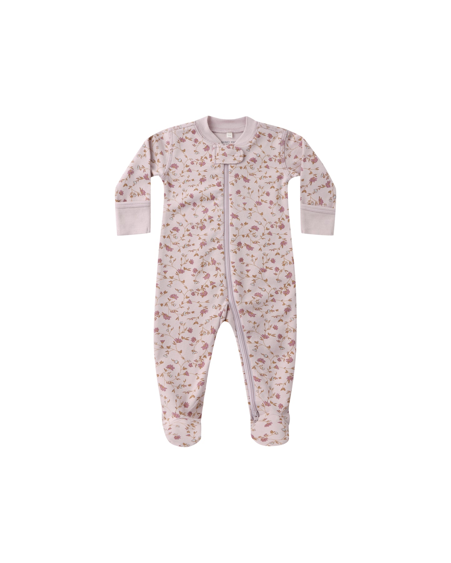 Quincy Mae Zip Long Sleeve Sleeper Footie Garden