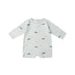 Quincy Mae Long Sleeve Romper Narwhals