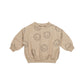 Quincy Mae Relaxed Fleece Sweatshirt Lions Latte