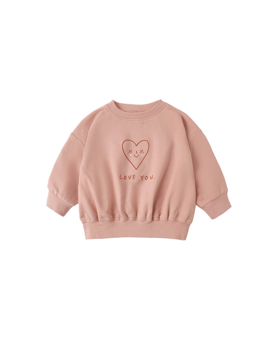 Quincy Mae Relaxed Sweatshirt Love Bug