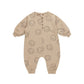 Quincy Mae Relaxed Fleece Jumpsuit Lions Latte