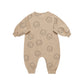 Quincy Mae Relaxed Fleece Jumpsuit Lions Latte