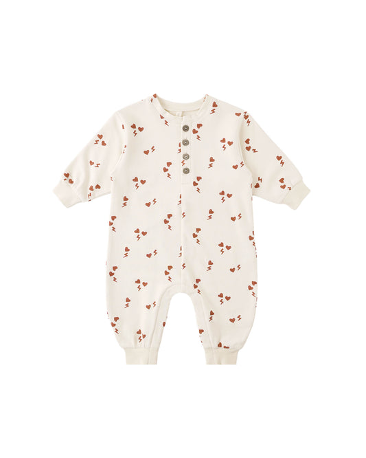 Quincy Mae Relaxed Jumpsuit Electric Heart