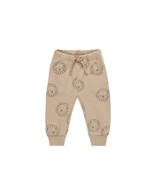 Quincy Mae Relaxed Fleece Sweatpant Lions Latte