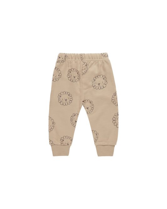 Quincy Mae Relaxed Fleece Sweatpant Lions Latte