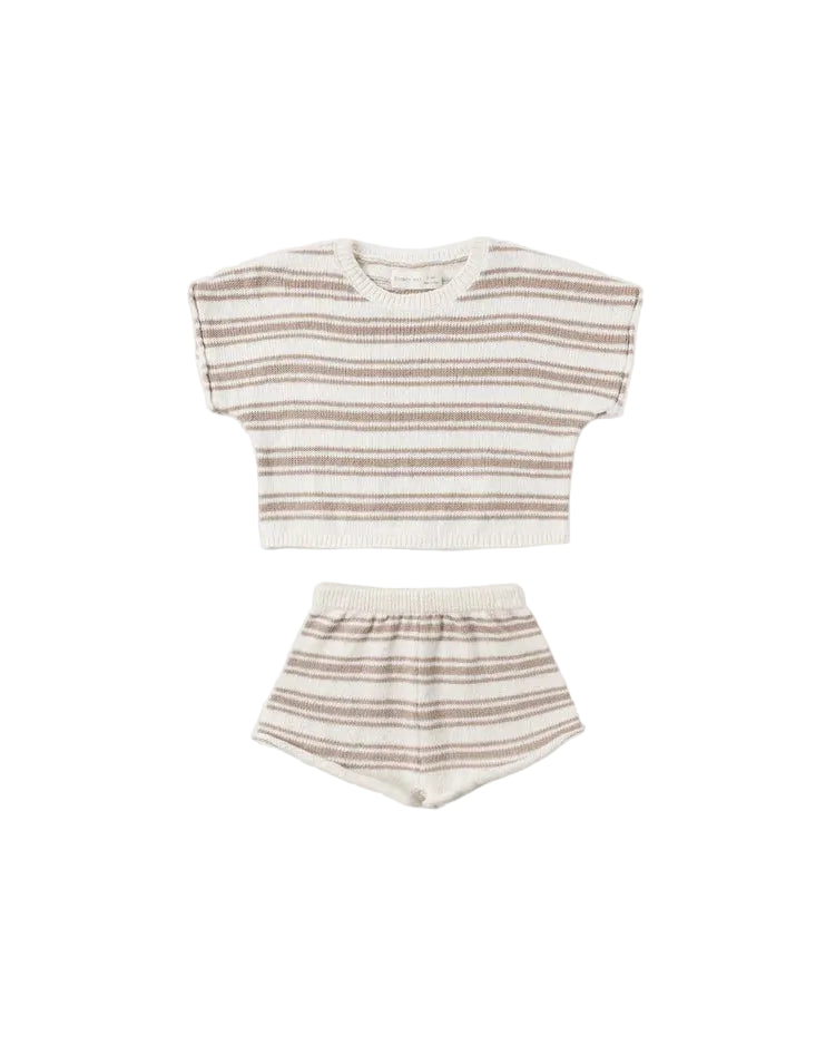 Quincy Mae Relaxed Summer Knit Set Oat