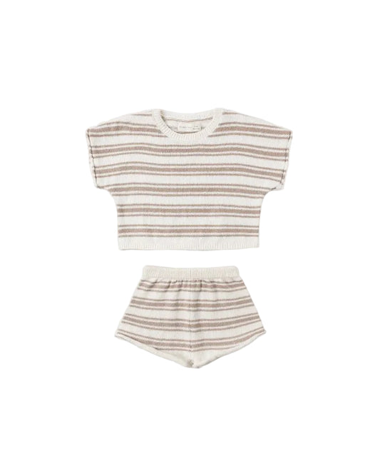 Quincy Mae Relaxed Summer Knit Set Oat