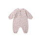 Quincy Mae Henley Bubble Jumpsuit Garden