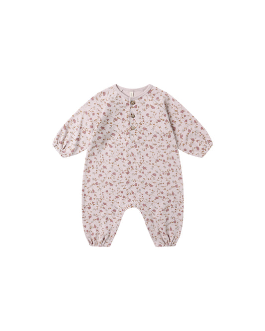 Quincy Mae Henley Bubble Jumpsuit Garden
