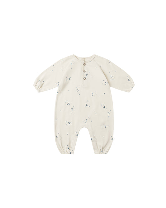 Quincy Mae Henley Bubble Jumpsuit Moons