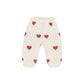 Quincy Mae Heart Knit Pants Ivory