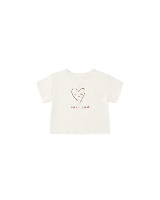 Quincy Mae Boxy Tee Love