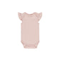 Quincy Mae Flutter Sleeve Bodysuit Bubblegum