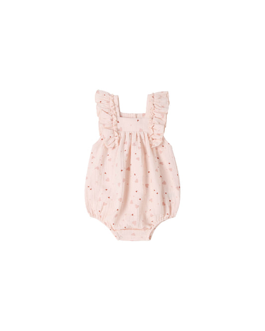 Quincy Mae Maya Romper Heart Confetti