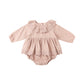Quincy Mae Thalia Romper Rose
