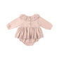 Quincy Mae Thalia Romper Rose