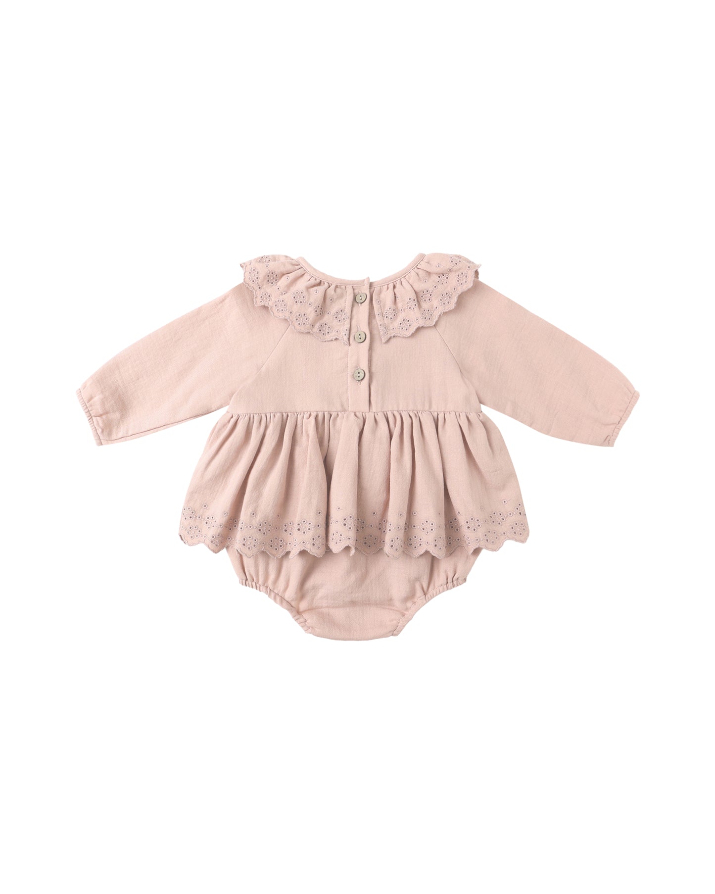 Quincy Mae Thalia Romper Rose