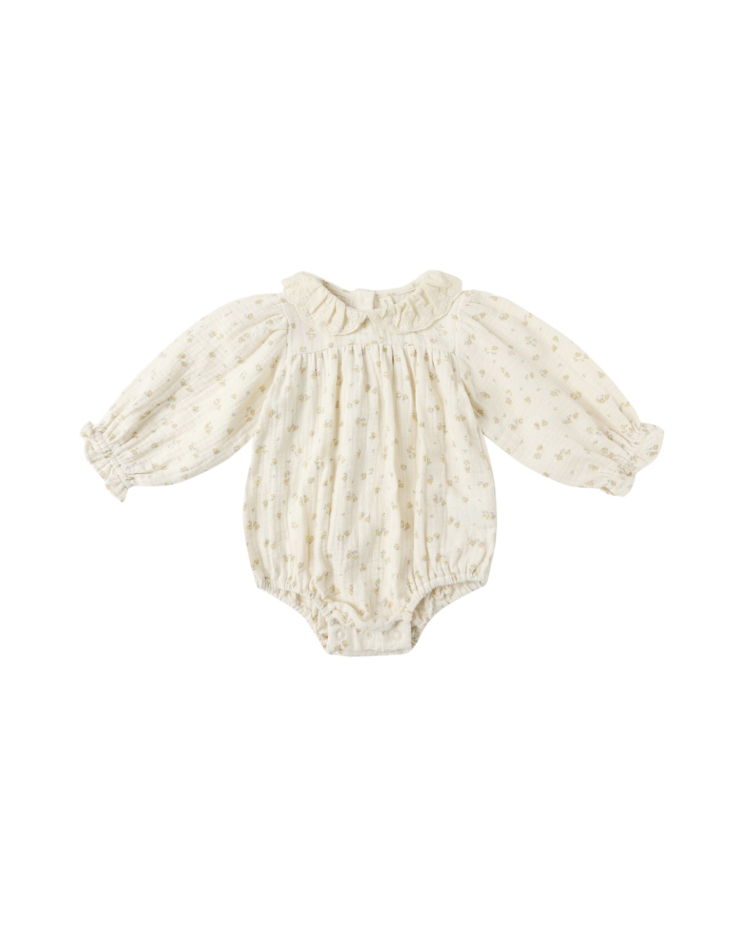 Quincy Mae Callie Romper Golden Floral