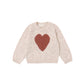 Quincy Mae Knit Sweater Red Heart