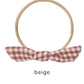 Quincy Mae Little Knot Headband Red Gingham