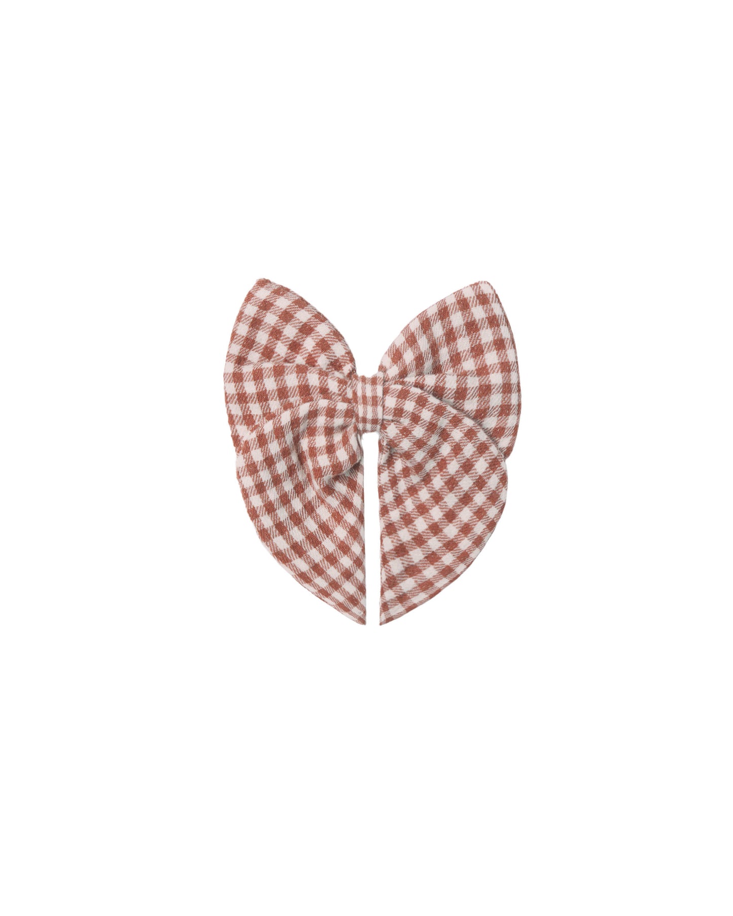 Quincy Mae Bow Red Gingham
