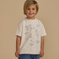 Rylee + Cru Raw Edge Tee Wild West Natural