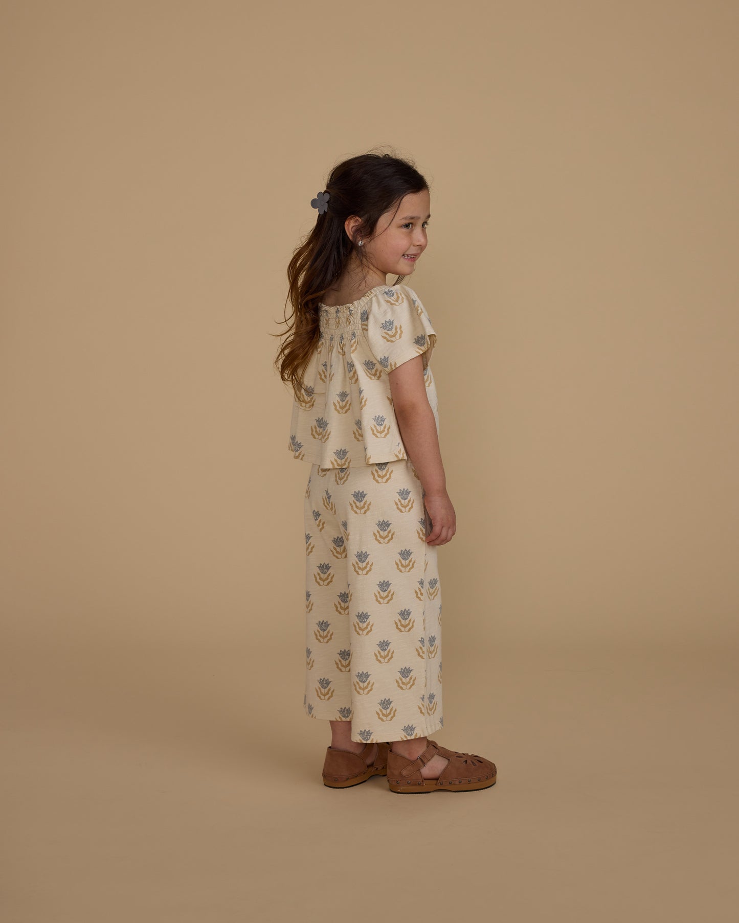 Rylee + Cru Kate Top Flora Natural