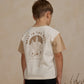 Rylee + Cru Contrast Short Sleeve Tee Best In The West Ivory