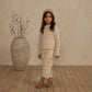 Rylee + Cru Crochet Knit Pant Natural