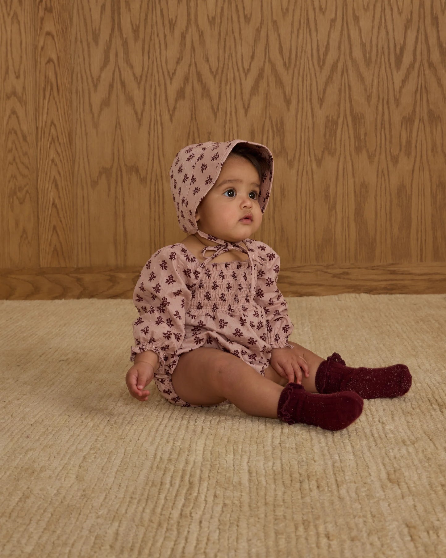 Rylee + Cru Adelaide Romper Blush Fleur