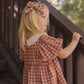 Rylee + Cru Teen Bow Vintage Plaid Ruby