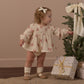 Rylee + Cru Sophia Top + Bloomer Set Peppermint Bows