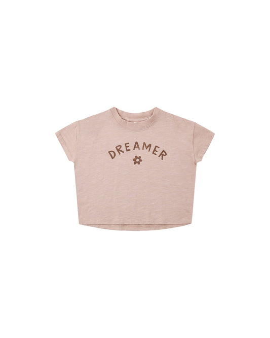 Rylee + Cru Boxy Tee Dreamer Rosewood