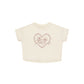 Rylee + Cru Boxy Tee Posey Natural