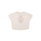 Rylee + Cru Boxy Tee Heart Locket Petal
