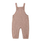 Rylee + Cru Baby Overalls Brick Check
