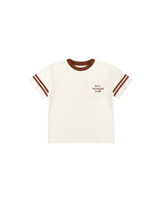 Rylee + Cru Varsity Tee RC Outdoor Club Ivory