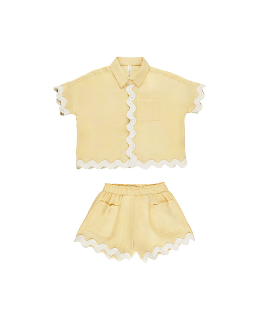 Rylee + Cru Kelli Set Yellow