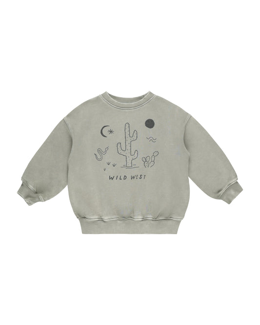 Rylee + Cru Relaxed Sweatshirt Wild West Laurel