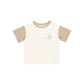 Rylee + Cru Contrast Short Sleeve Tee Best In The West Ivory