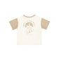 Rylee + Cru Contrast Short Sleeve Tee Best In The West Ivory