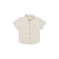 Rylee + Cru Collared Short Sleeve Shirt Dove Check