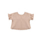 Rylee + Cru Gracie Blouse Fawn Gingham
