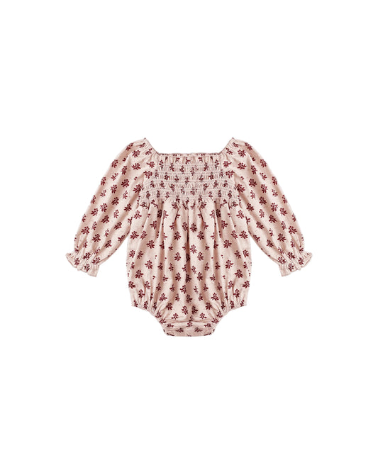 Rylee + Cru Adelaide Romper Blush Fleur