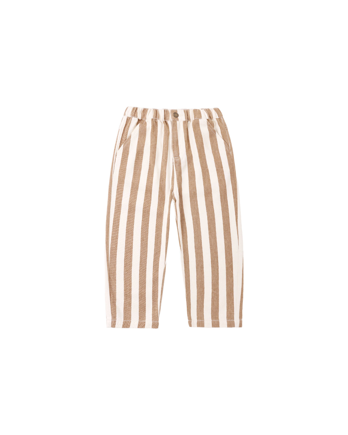 Rylee + Cru Baggy Pant Fawn Pinstripe