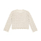 Rylee + Cru Crochet Knit Pullover Natural