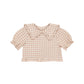 Rylee + Cru Prairie Blouse Pink Gingham