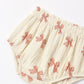 Rylee + Cru Sophia Top + Bloomer Set Peppermint Bows