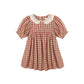 Rylee + Cru Heidi Dress Vintage Plaid Ruby