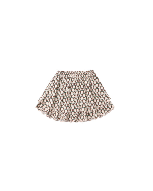 Rylee + Cru Rose Mini Skirt Harvest Floral